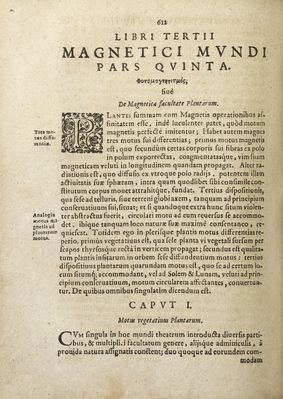 De Magnetica [...] Plantarum  p. 612